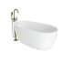 A thumbnail of the Jacuzzi SR5930BUXXXX White / White Drain / Brushed Bronze Faucet