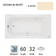 A thumbnail of the Jacuzzi LUX6032 WLR 2HX Almond
