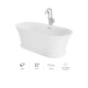 A thumbnail of the Jacuzzi LD6731BCXXXX White / White Trim / Brushed Nickel Filler