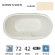 A thumbnail of the Jacuzzi MIO7242 WCR 5CH Almond