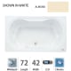 A thumbnail of the Jacuzzi REA7242 WCR 5CH Almond