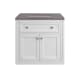 A thumbnail of the James Martin Vanities 305-V30-3GEX-HW Glossy White / Champagne Brass