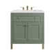 A thumbnail of the James Martin Vanities 305-V30-3AF Smokey Celadon