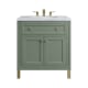 A thumbnail of the James Martin Vanities 305-V30-3CAR Smokey Celadon