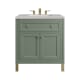 A thumbnail of the James Martin Vanities 305-V30-3ESR Smokey Celadon