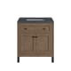 A thumbnail of the James Martin Vanities 305-V30-3CSP-HW White Washed Walnut / Matte Black