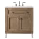 A thumbnail of the James Martin Vanities 305-V30-3WZ-HW White Washed Walnut / Brushed Nickel