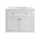 A thumbnail of the James Martin Vanities 305-V36-3AF-HW Glossy White / Champagne Brass