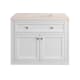 A thumbnail of the James Martin Vanities 305-V36-3EMR-HW Glossy White / Champagne Brass