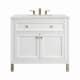 A thumbnail of the James Martin Vanities 305-V36-3LDL Glossy White