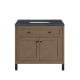 A thumbnail of the James Martin Vanities 305-V36-3CSP-HW White Washed Walnut / Matte Black