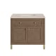 A thumbnail of the James Martin Vanities 305-V36-3EMR-HW White Washed Walnut / Champagne Brass