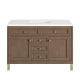 A thumbnail of the James Martin Vanities 305-V48-3WZ-HW White Washed Walnut / Champagne Brass