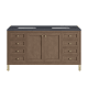 A thumbnail of the James Martin Vanities 305-V60D-3CSP-HW White Washed Walnut / Champagne Brass