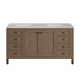 A thumbnail of the James Martin Vanities 305-V60D-3ESR-HW White Washed Walnut / Matte Black