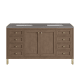 A thumbnail of the James Martin Vanities 305-V60D-3GEX-HW White Washed Walnut / Champagne Brass