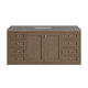 A thumbnail of the James Martin Vanities 305-V60S-3GEX-HW White Washed Walnut / Brushed Nickel