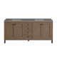 A thumbnail of the James Martin Vanities 305-V72-3GEX-HW White Washed Walnut / Matte Black