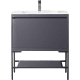 A thumbnail of the James Martin Vanities 801V31.5MBKGW Modern Grey Glossy