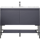 A thumbnail of the James Martin Vanities 801V47.3MBKGW Modern Grey Glossy