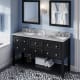 A thumbnail of the Jeffrey Alexander VKITADL60 Black / White Carrara Marble Top