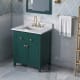 A thumbnail of the Jeffrey Alexander VKITCHA30 Green / White Carrara Marble Top