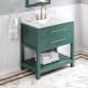 A thumbnail of the Jeffrey Alexander VKITWAV36 Green / White Carrara Marble Top