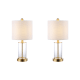 A thumbnail of the JONATHAN Y Lighting JYL8500-SET2 Brass Gold / Clear
