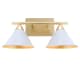 A thumbnail of the JONATHAN Y Lighting JYL9013 White / Gold