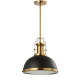 A thumbnail of the JONATHAN Y Lighting JYL9536 Black / Brass Gold