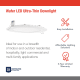 A thumbnail of the Juno Lighting WF6 SWW5 90CRI M6 Infographic