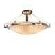 A thumbnail of the Justice Design Group GLA-9682-35-WHTW-LED-5000 Brushed Nickel