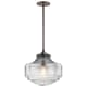 Kichler 43564SBR Shadow Brass Keller 1 Light Pendant - LightingDirect.com