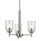 A thumbnail of the Kichler 43670 Brushed Nickel / Clear