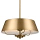 A thumbnail of the Kichler 52542 Brushed Natural Brass