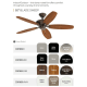 A thumbnail of the Kichler 330165 Kichler Renew Patio Ceiling Fan Blade Options