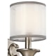 A thumbnail of the Kichler 42382 Antique Pewter with Light Umber Shade Detail