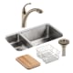 A thumbnail of the Kohler Undertone-K-3174-L-Package Stainless Sink / Brushed Bronze Basket Strainer