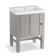 A thumbnail of the Kohler K-2604/K-2979-4 Mohair Grey with White Sink