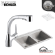 A thumbnail of the Kohler K-3820-4/K-13963 Polished Chrome Faucet