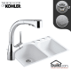 A thumbnail of the Kohler K-5931-4U/K-13963 Polished Chrome Faucet