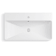 Kohler K-2749-1-0 White Vox Rectangular 35-7/16" Trough Vessel Bathroom