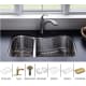 A thumbnail of the Kohler Staccato-K-3891-Package Stainless Sink / Brushed Bronze Basket Strainer