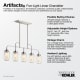 A thumbnail of the Kohler Lighting 22660-CH05 Kohler Artifacts Five-Light Linear Chandelier