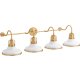 A thumbnail of the Kohler Lighting 32288-SC04 White / Brushed Modern Brass