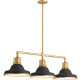 A thumbnail of the Kohler Lighting 32292-CH03 Matte Black / Brushed Modern Brass