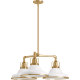 A thumbnail of the Kohler Lighting 32293-CH03 32293-CH03 in White / Brushed Modern Brass - Light Off