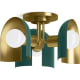 A thumbnail of the Kohler Lighting 31786-FM03 Jade Brushed Moderne Brass
