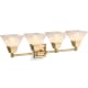 A thumbnail of the Kohler Lighting 23689-BA04 23689-BA04 in Modern Brushed Gold - Up