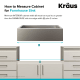 A thumbnail of the Kraus KHF410-33 Cabinet Measurement